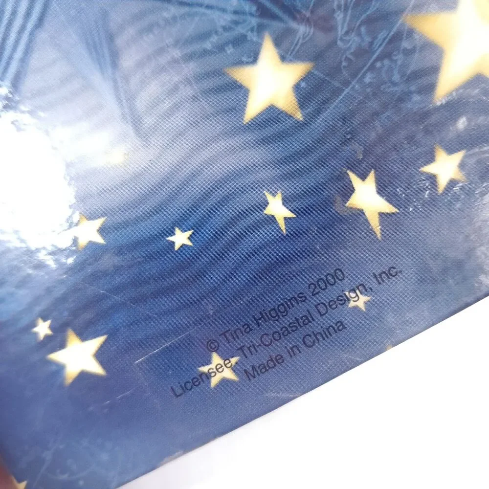Vintage Tina Higgins address book celestial notes agenda moon stars sun 2000